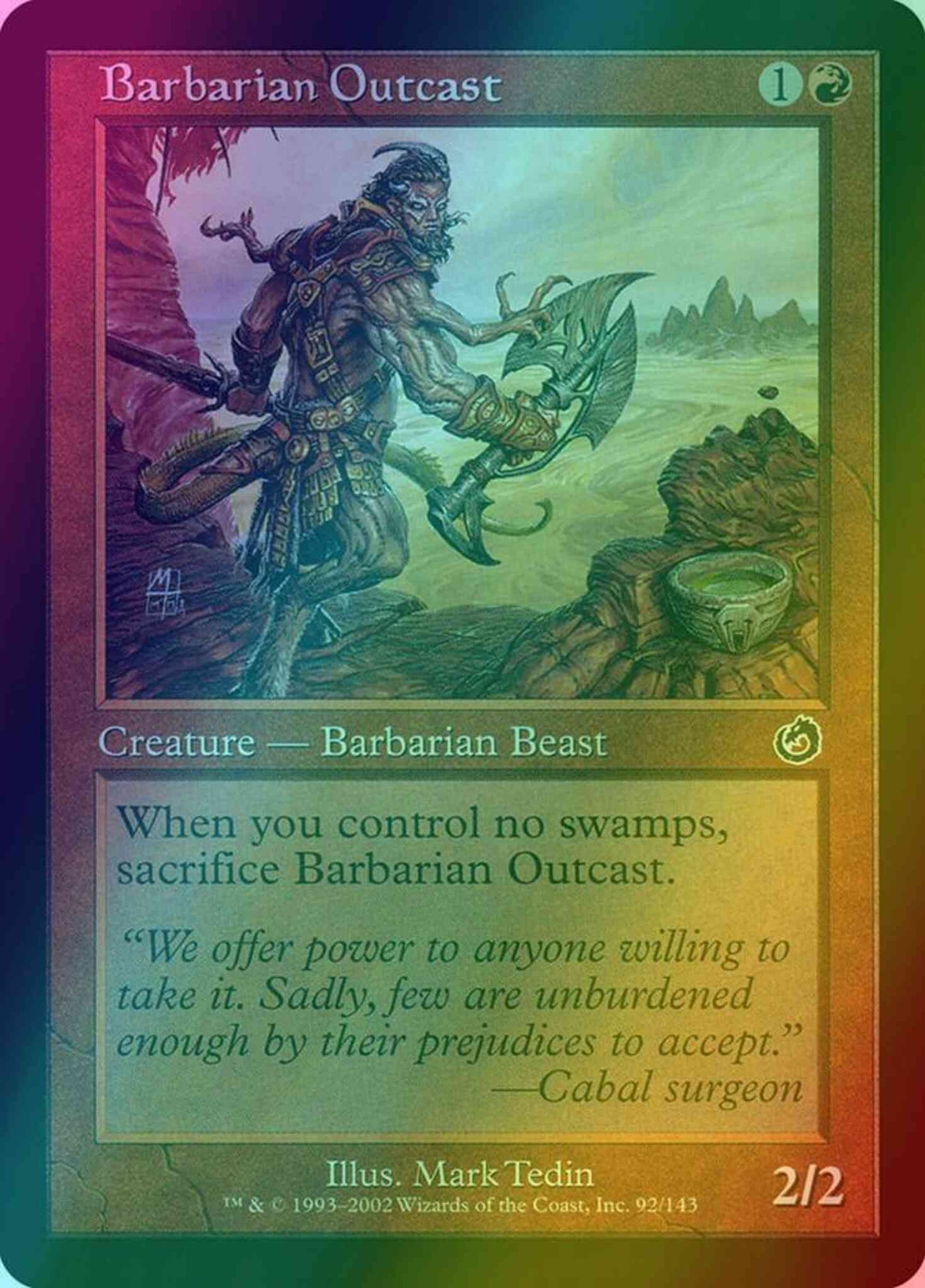 Barbarian Outcast [92] [Torment] [Foil]