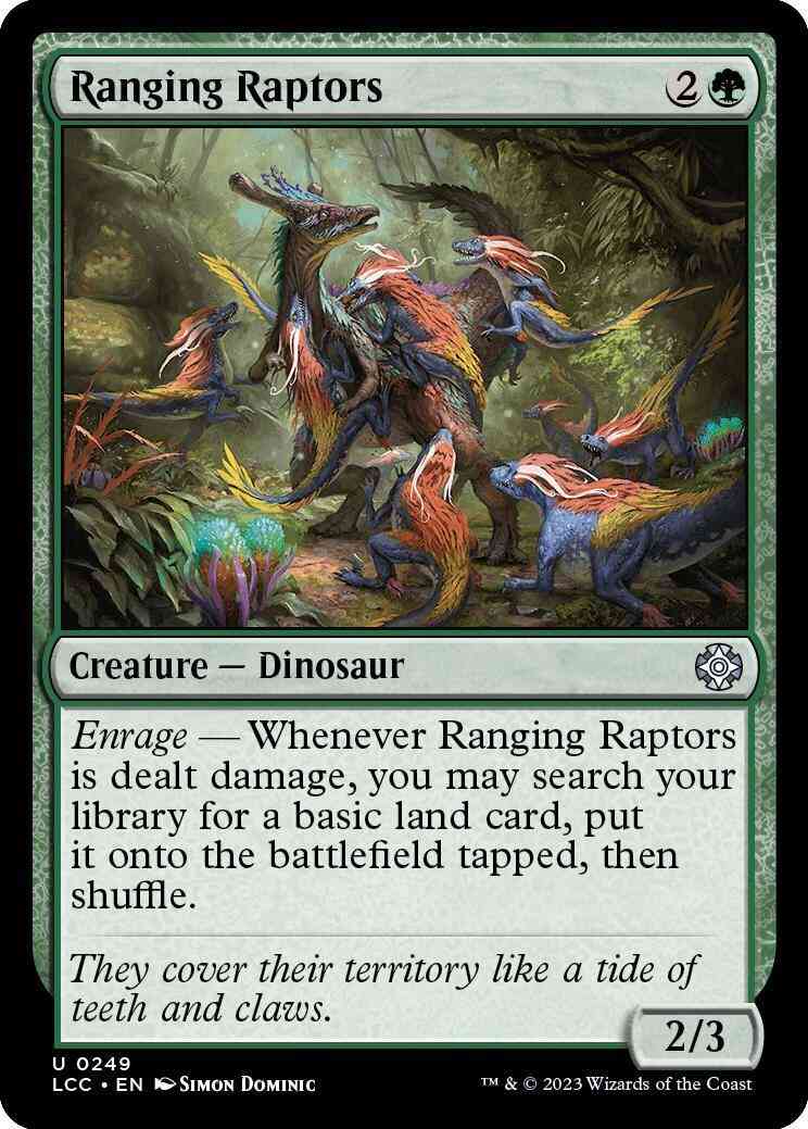 Ranging Raptors [249] [The Lost Caverns of Ixalan: Commander] [Non-Foil]