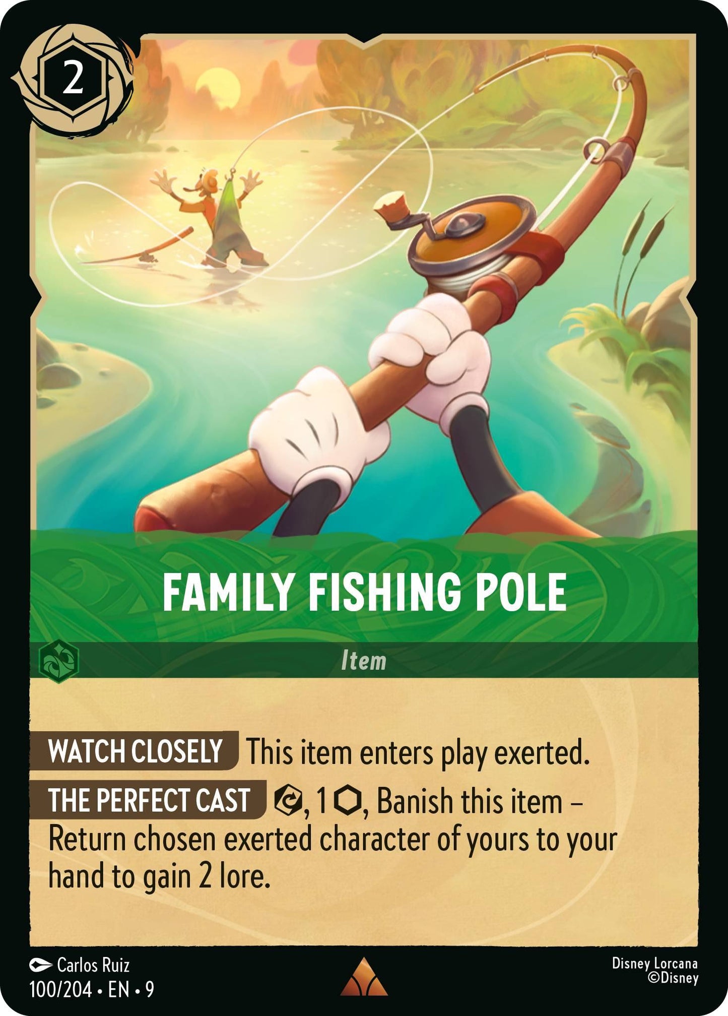 Family Fishing Pole - 100/204 [Fabled] [Non-Foil]