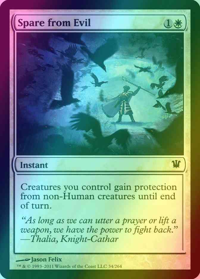 Spare from Evil [34] [Innistrad] [Foil]