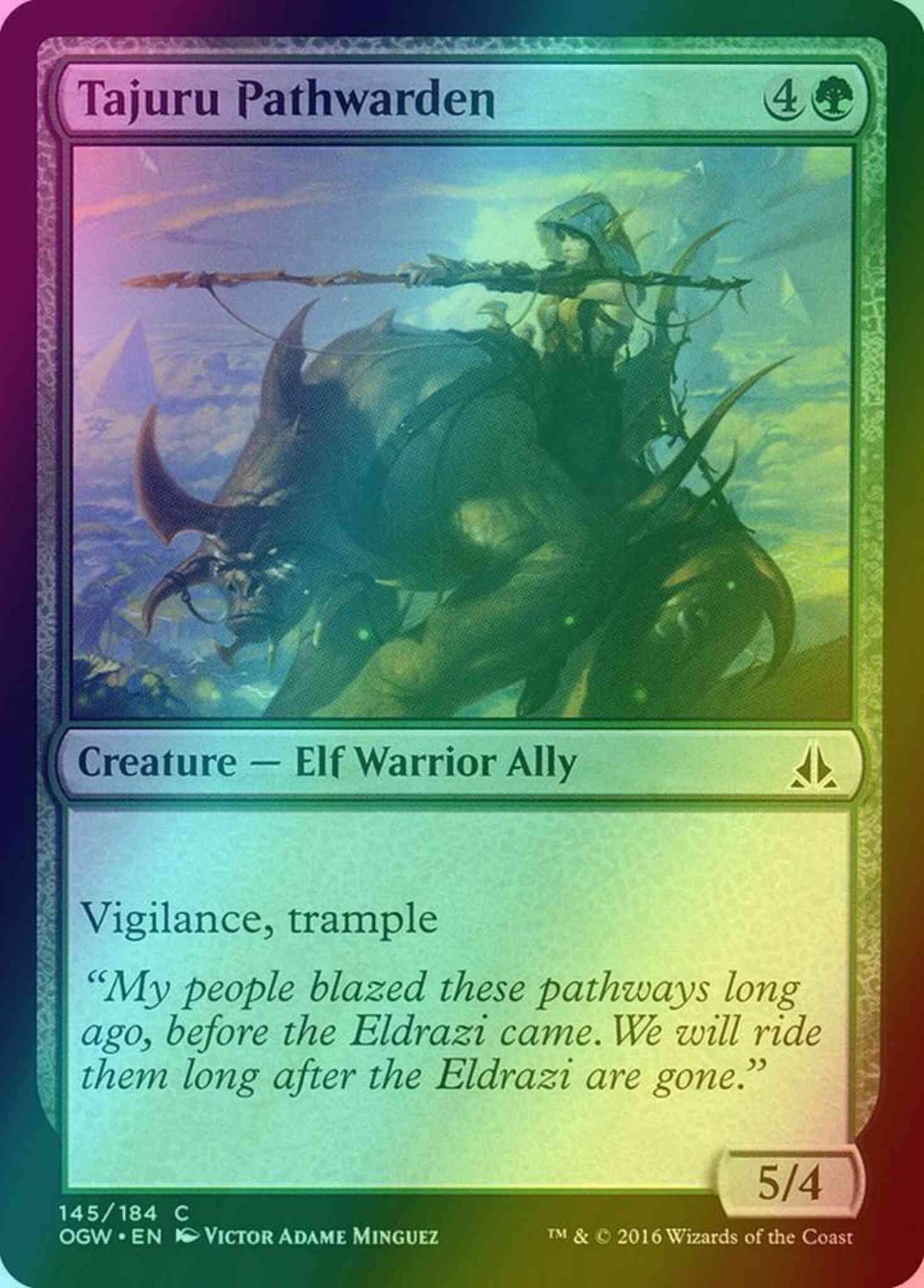 Tajuru Pathwarden [145] [Oath of the Gatewatch] [Foil]