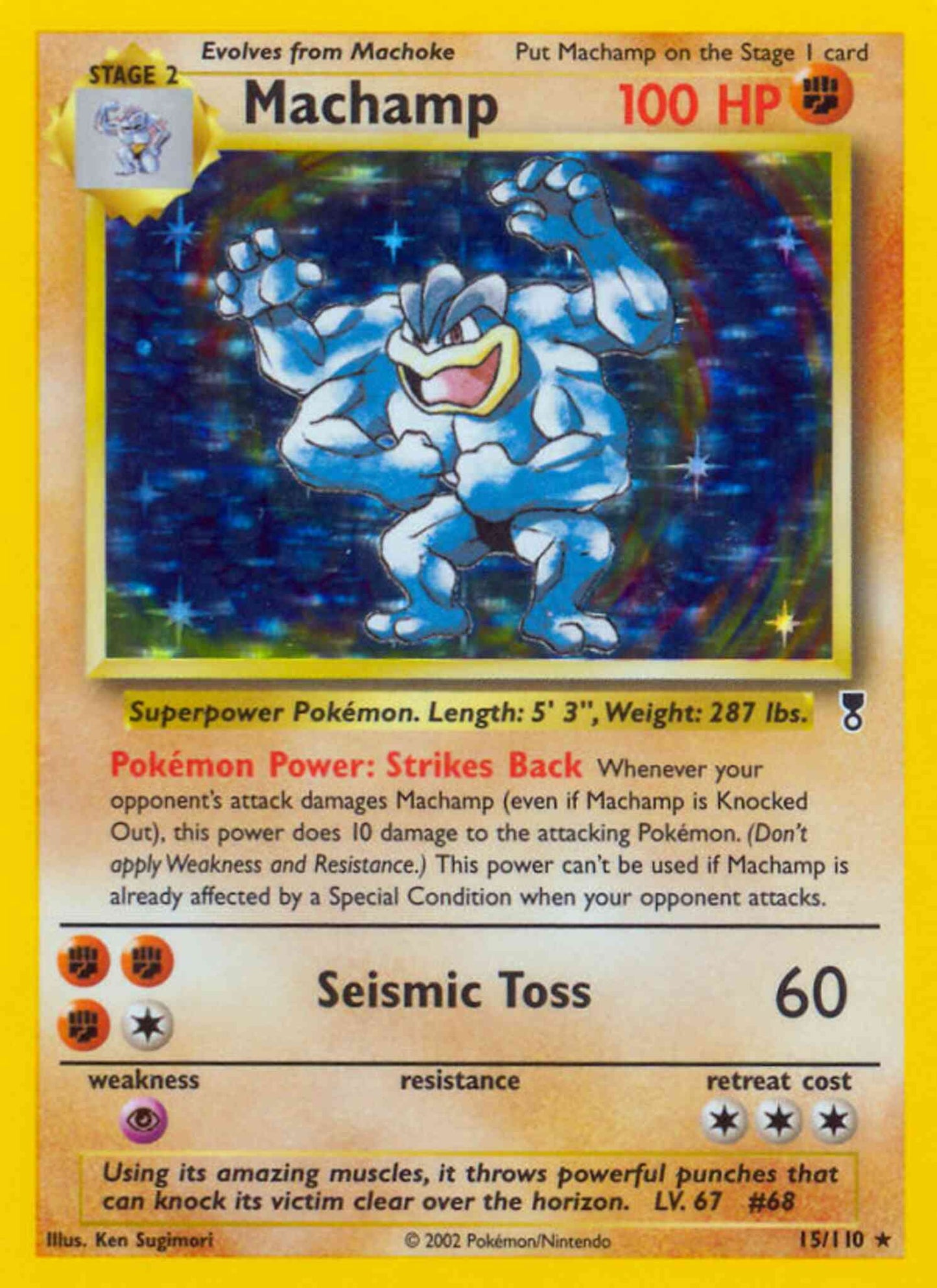 Machamp - 15/110 - Rare [base6-15] [Holo]