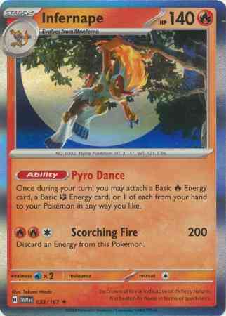 Infernape - 033/167 - Rare [sv06-033] [Holo]