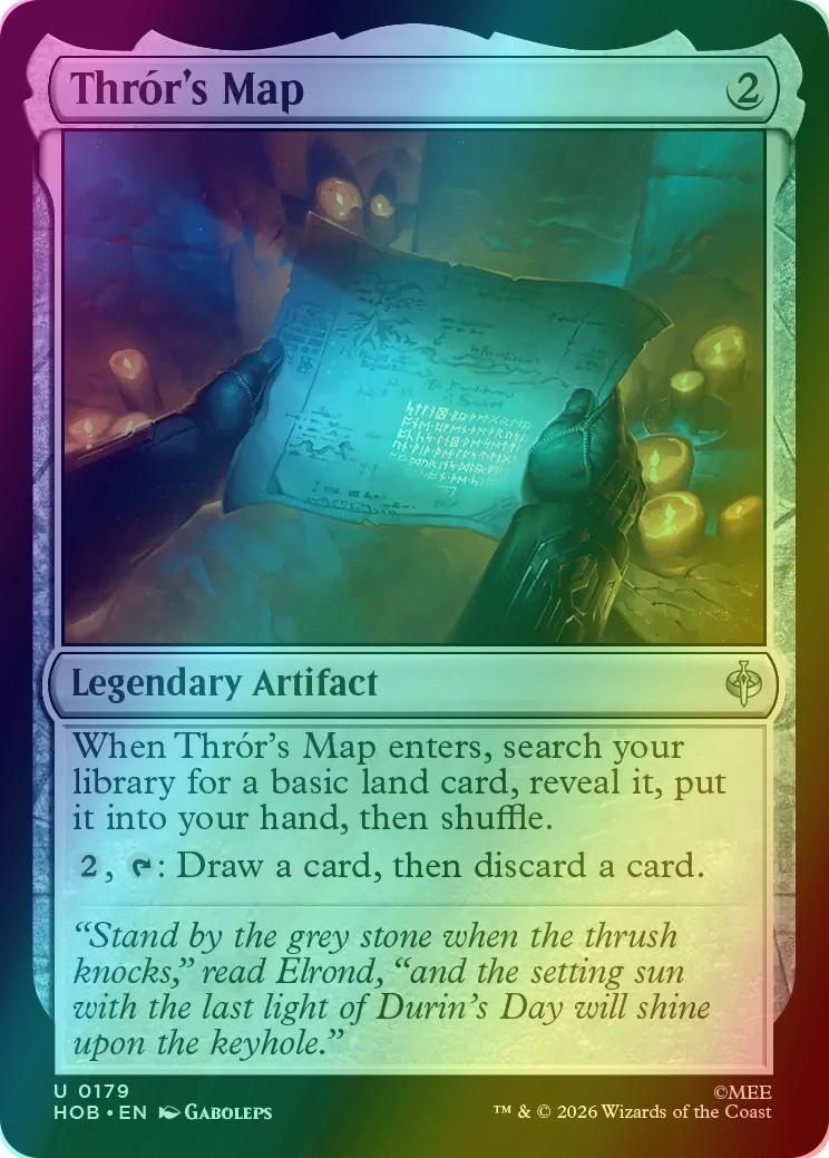 Thrór's Map [179] [The Hobbit] [Foil]