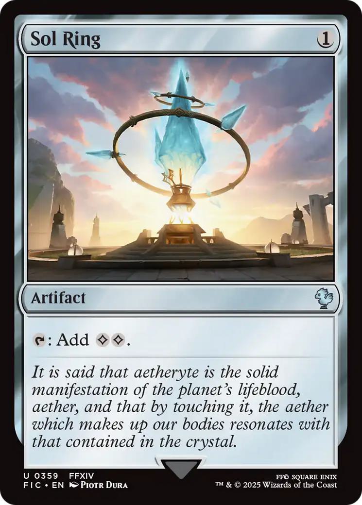 Sol Ring [359] [FFXIV] [FINAL FANTASY: Commander] [Non-Foil]