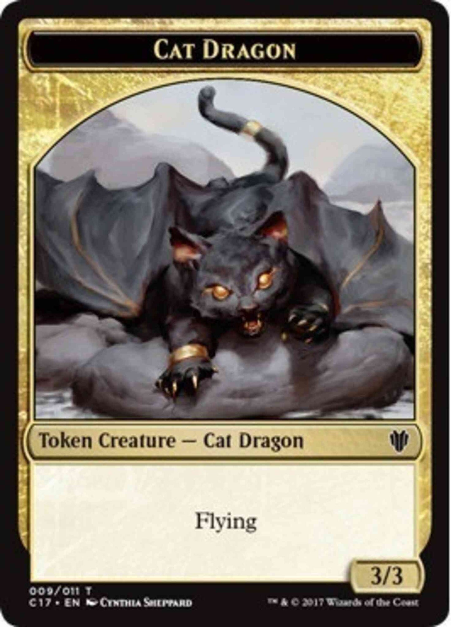 Cat Dragon Token (09) // Dragon Token (06) [Commander 2017 Tokens] [Non-Foil]
