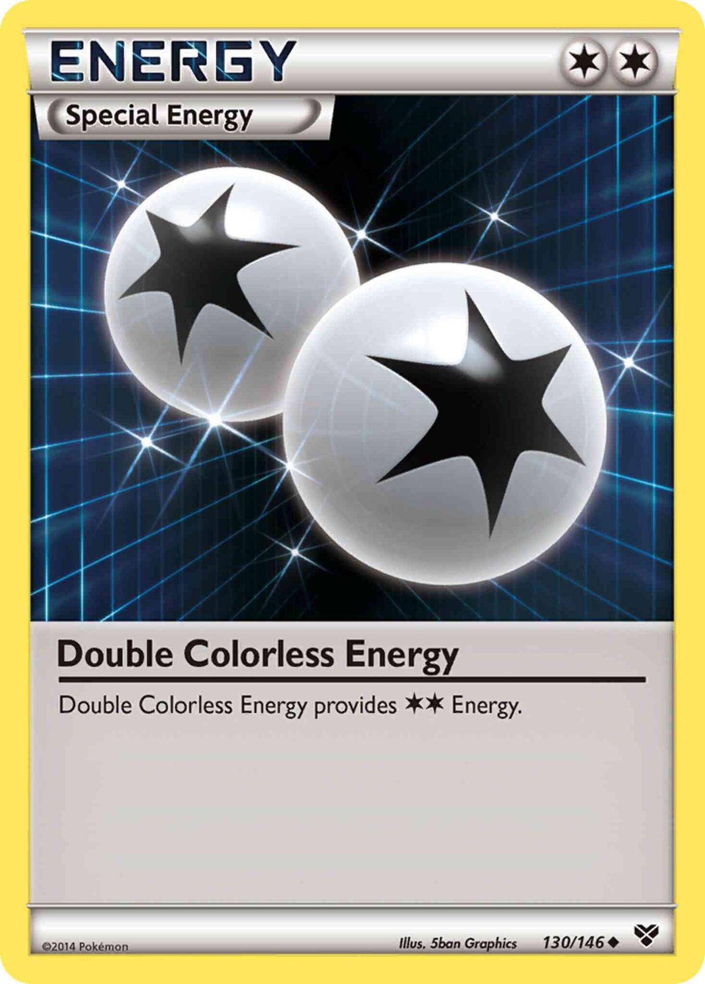 Double Colorless Energy - 130/146 - Uncommon [xy1-130] [Non-Holo]