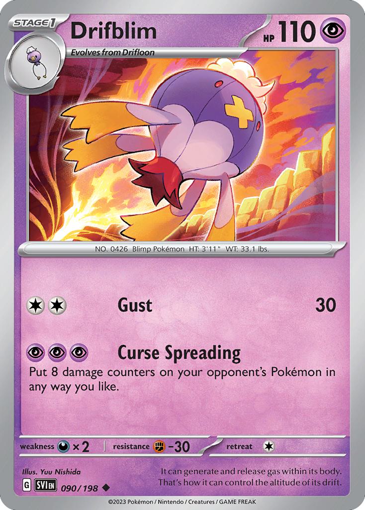 Drifblim - 090/198 - Uncommon [sv01-090] [Non-Holo]