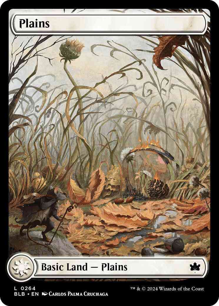Plains [264] [Full Art] [Autumn] [Bloomburrow] [Non-Foil]