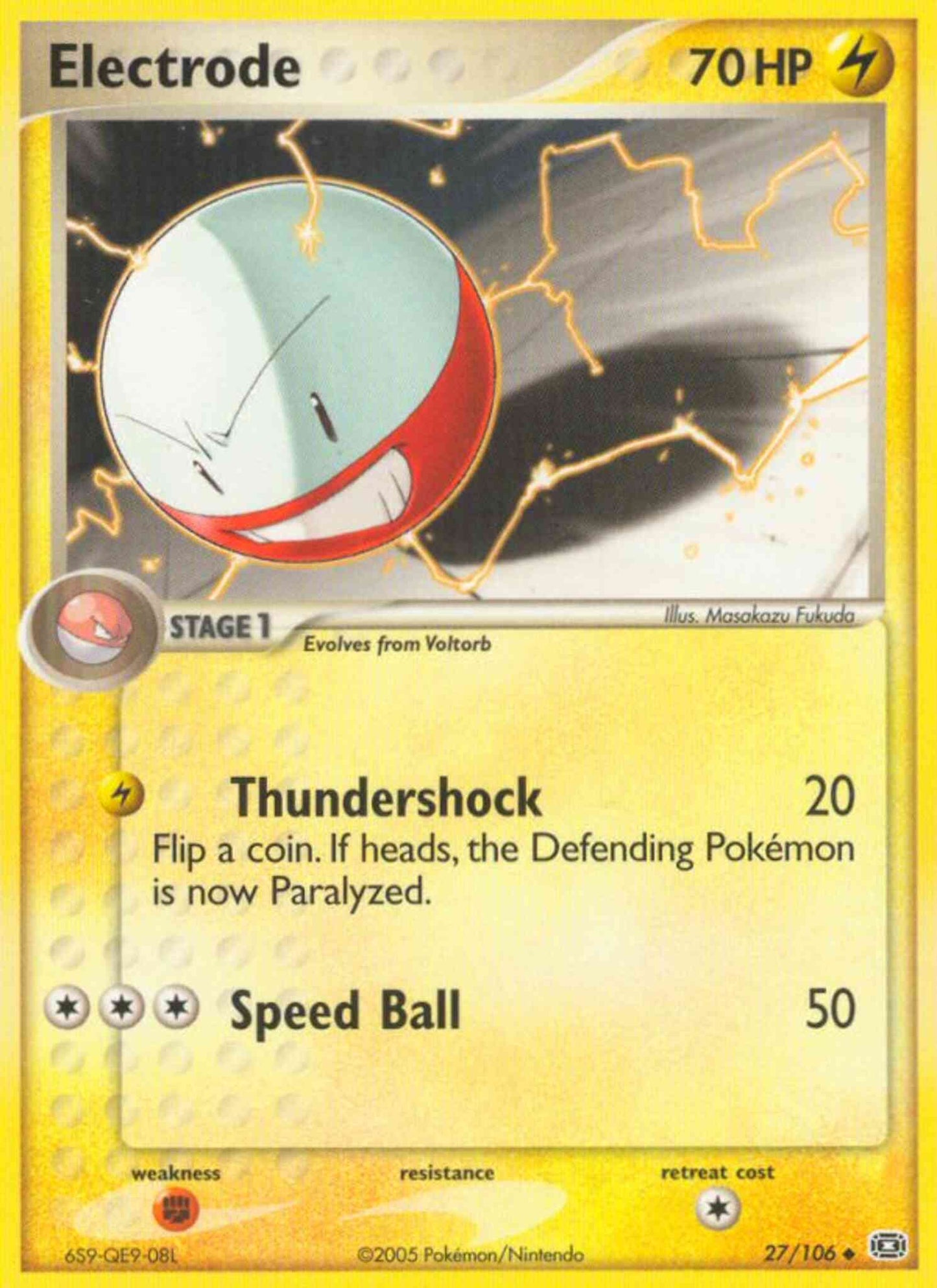 Electrode - 27/106 - Uncommon [ex9-27] [Non-Holo]