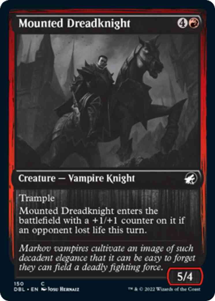 Mounted Dreadknight [150] [Innistrad: Double Feature] [Non-Foil]