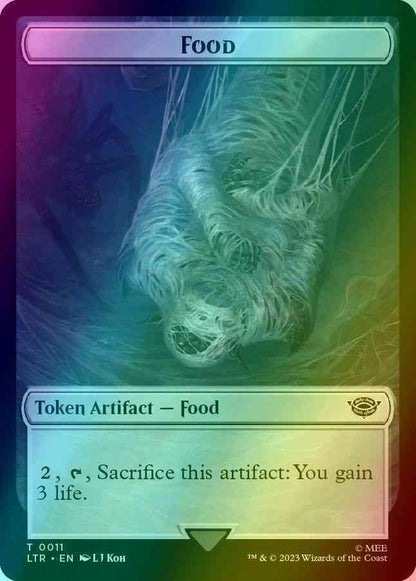 Food Token (11) // Spirit Token (03) [The Lord of the Rings: Tales of Middle-earth: Tokens] [Foil]