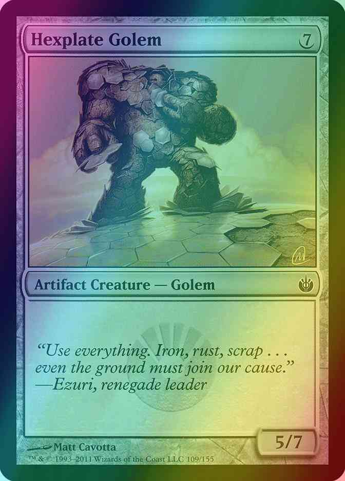 Hexplate Golem [109] [Mirrodin Besieged] [Foil]