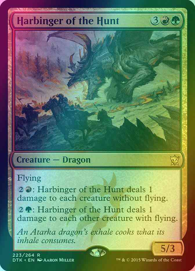 Harbinger of the Hunt [223] [Dragons Of Tarkir] [Foil]