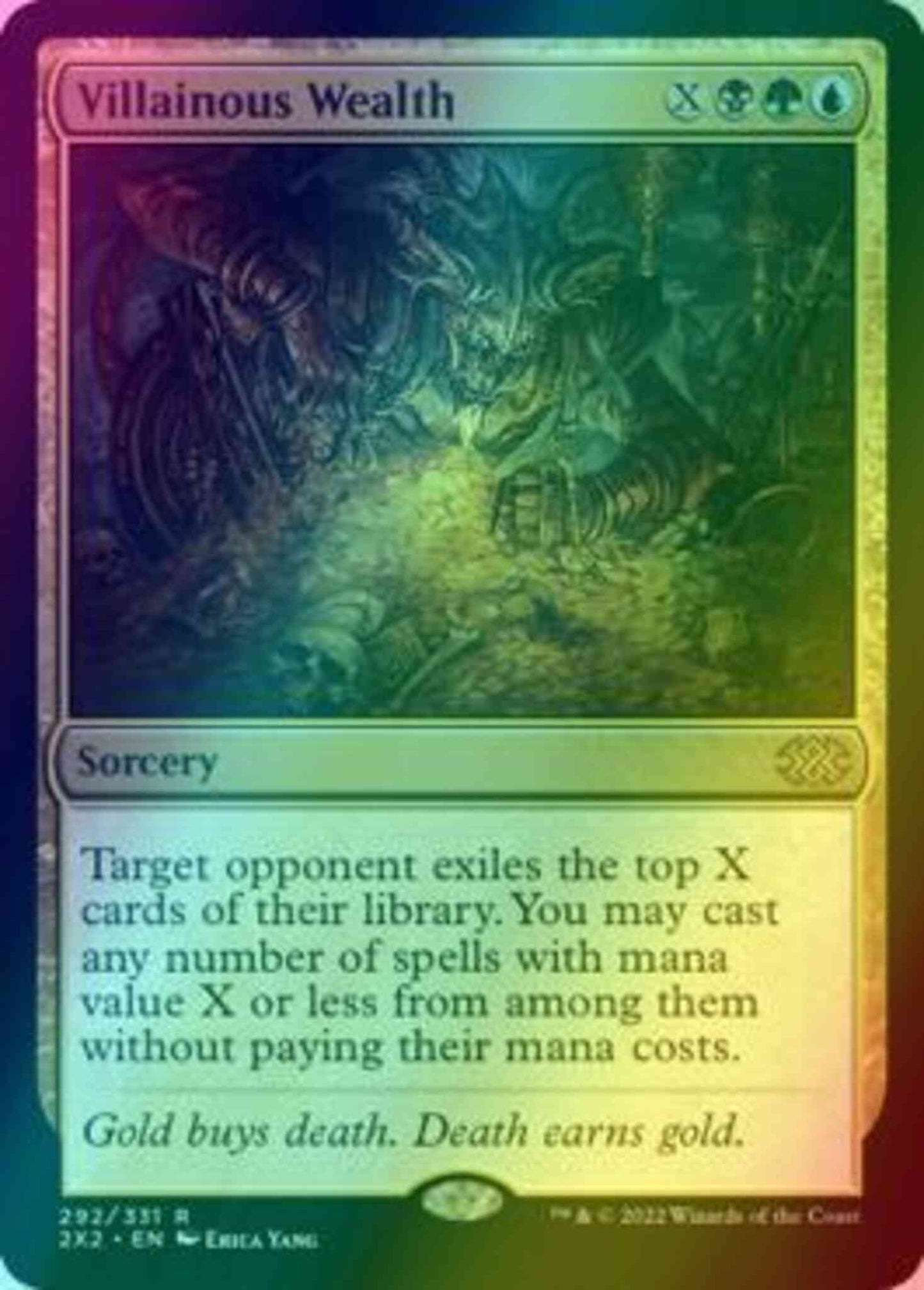 Villainous Wealth [292] [Double Masters 2022] [Foil]