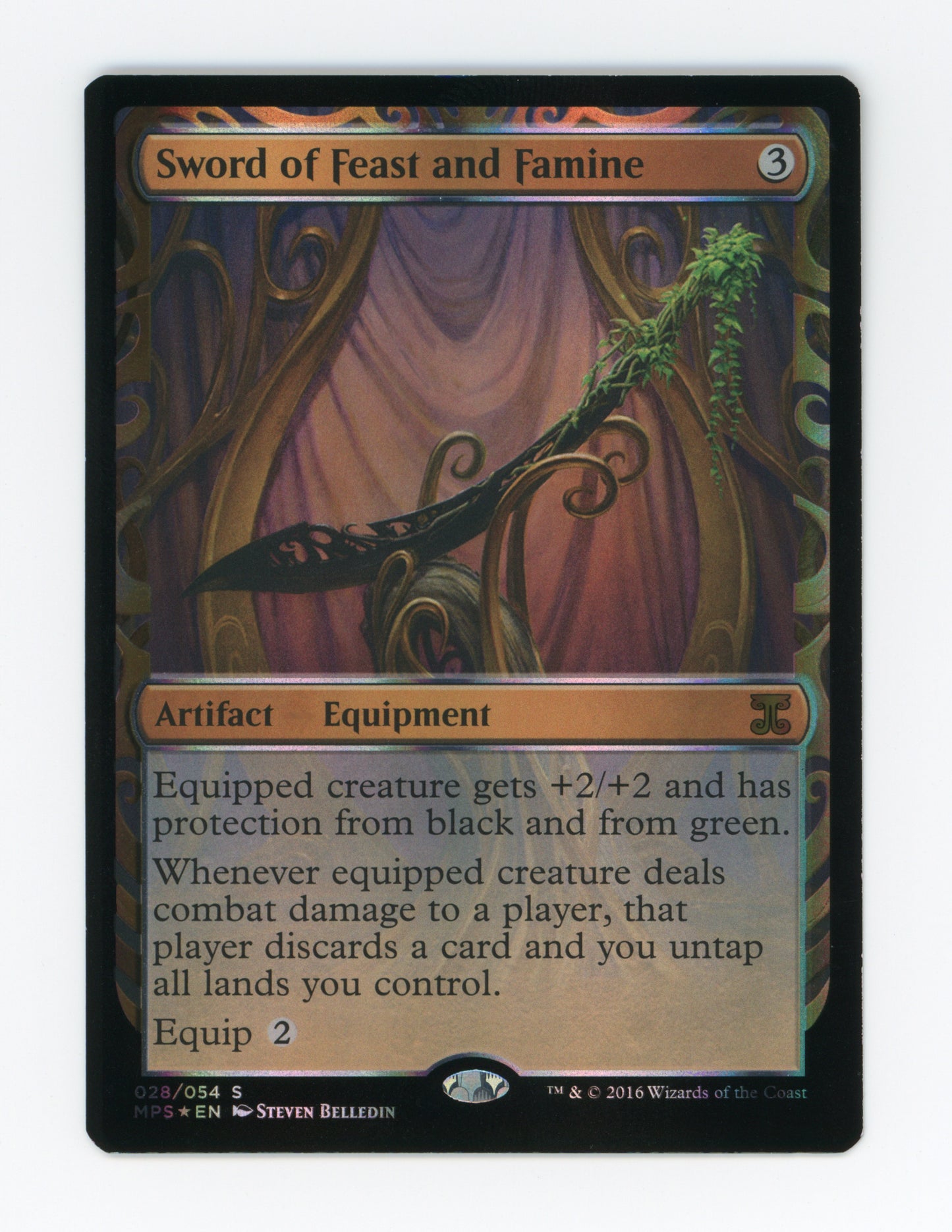 Sword of Feast and Famine — Damaged|Masterpiece Series|Foil — ID 18178