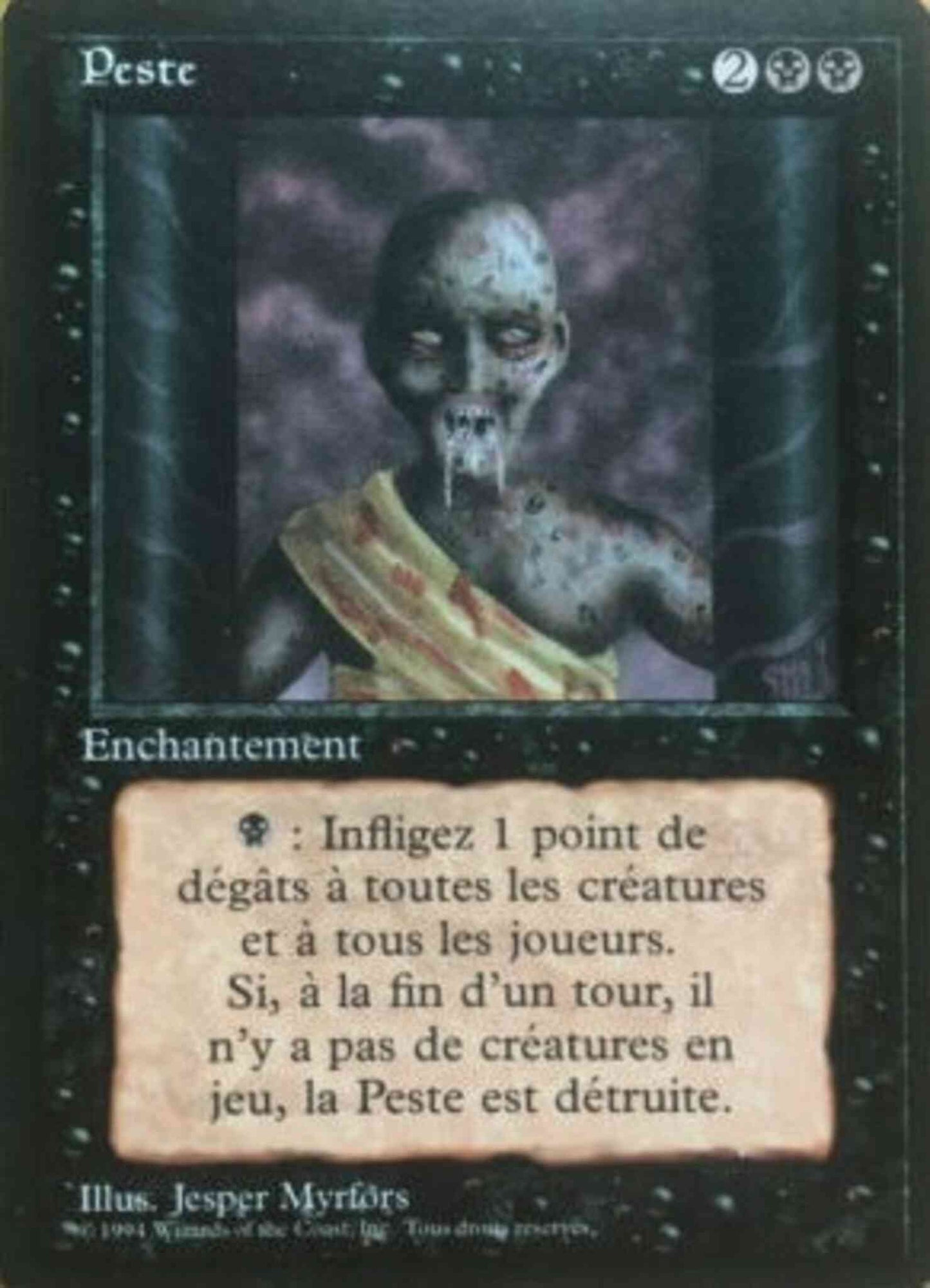 Pestilence - French [122] [Foreign Black Border: French] [Non-Foil]