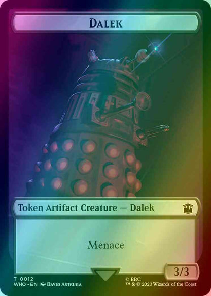 Dalek Token (12) // Food Token (27) [Universes Beyond: Doctor Who: Tokens] [Foil]
