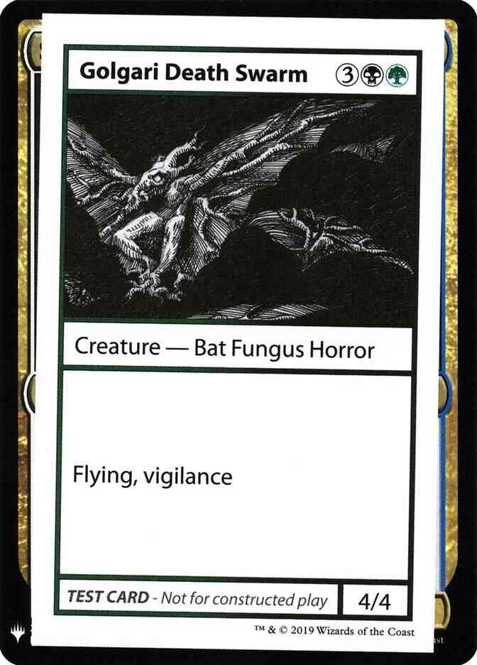 Golgari Death Swarm - Symbol [91] [Mystery Booster Playtest Cards 2019] [Non-Foil]