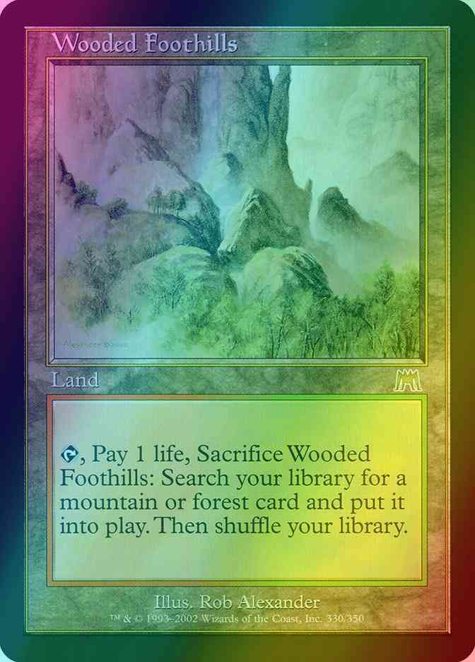 Wooded Foothills [330] [Onslaught] [Foil]