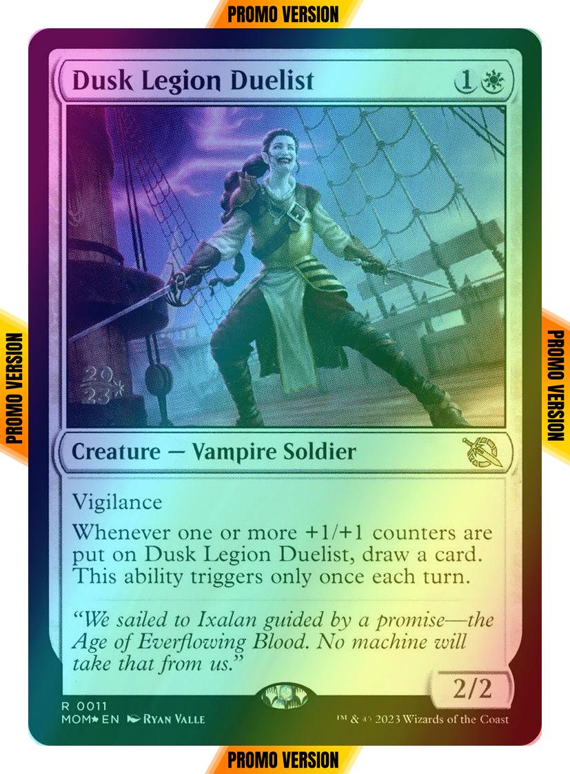 Dusk Legion Duelist [11s] [Prerelease] [March of the Machine: Promos] [Foil]