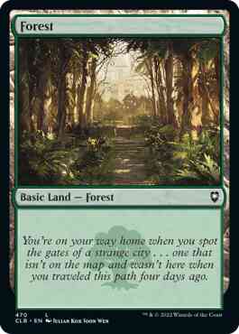 Forest [470] [Commander Legends: Battle for Baldur's Gate] [Non-Foil]