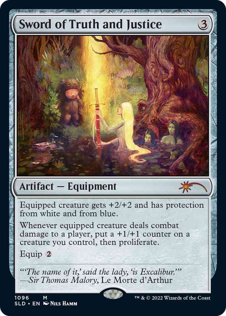 Sword of Truth and Justice [1096] [Nils Hamm] [Secret Lair Drop] [Non-Foil]