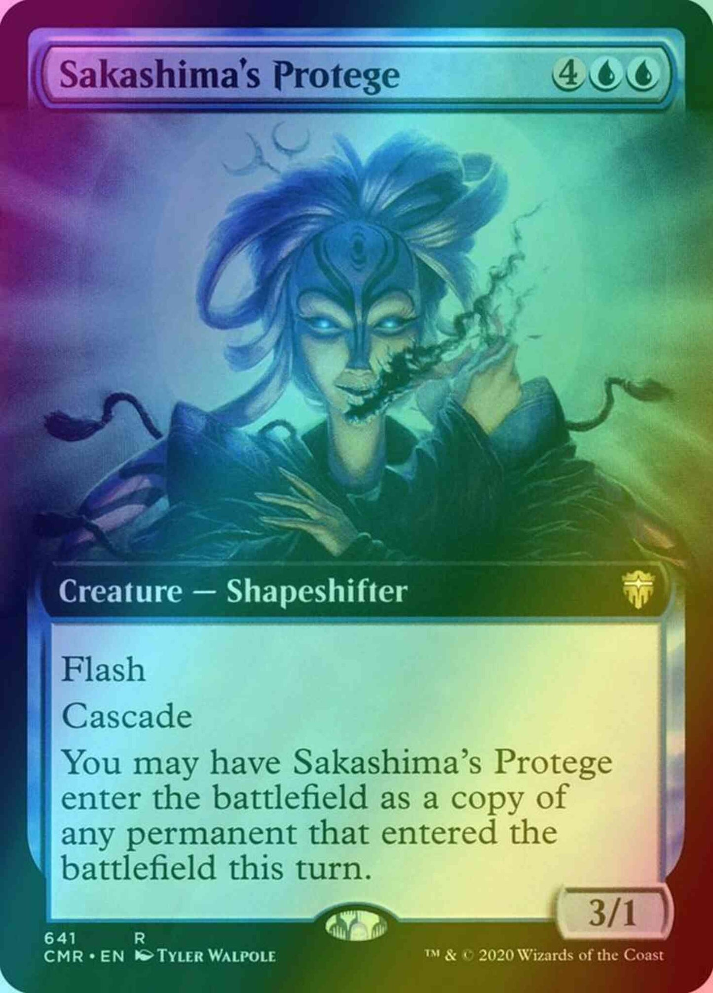 Sakashima's Protege [641] [Extended Art] [Commander Legends] [Foil]