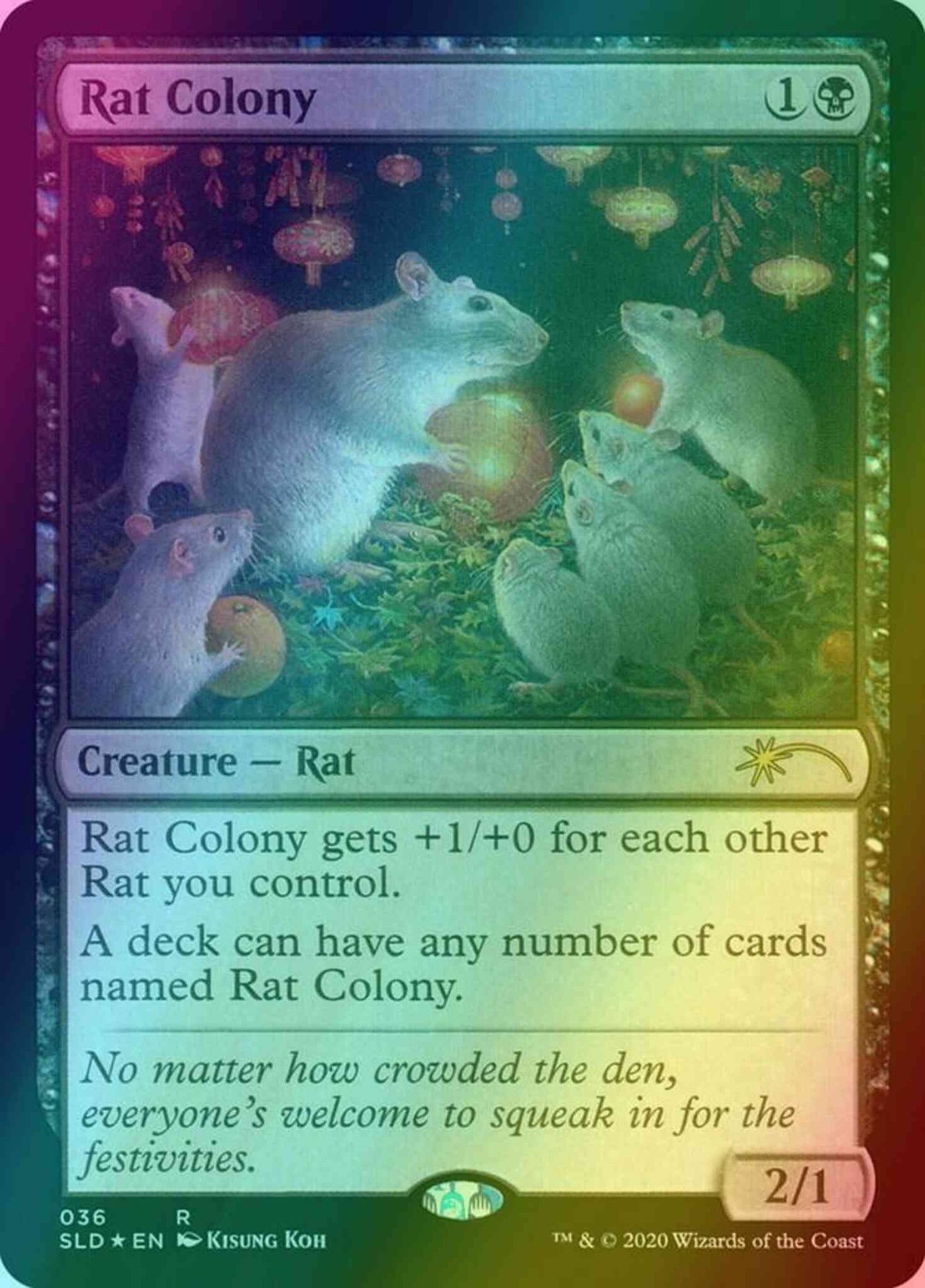 Rat Colony [0036] [Year of the Rat] [Secret Lair Drop] [Foil]
