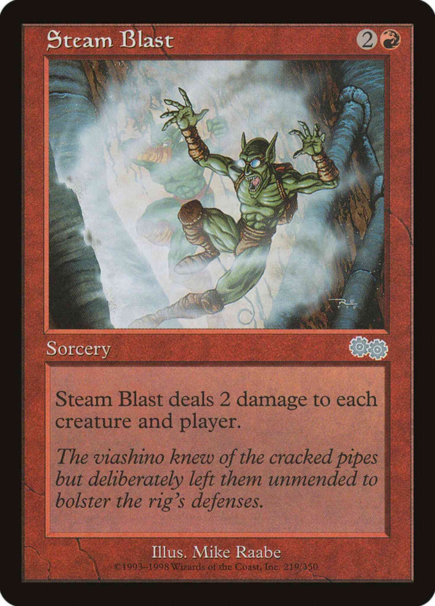 Steam Blast [219] [Urza's Saga] [Non-Foil]
