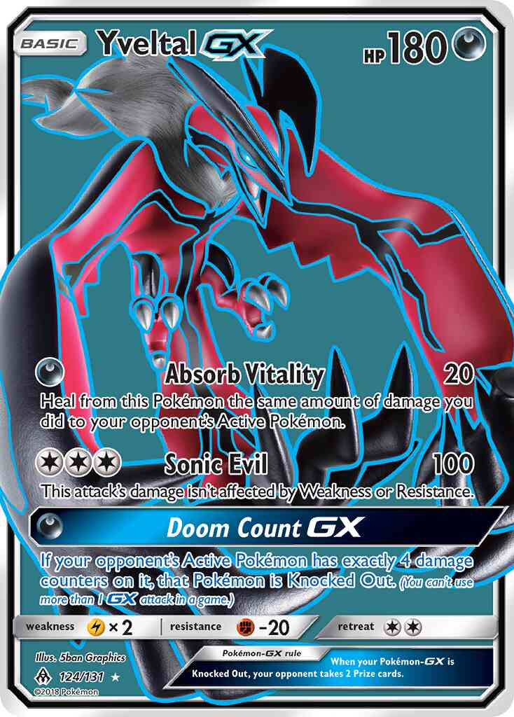 Yveltal-GX - 124/131 - Rare Ultra [sm6-124] [Ultra]