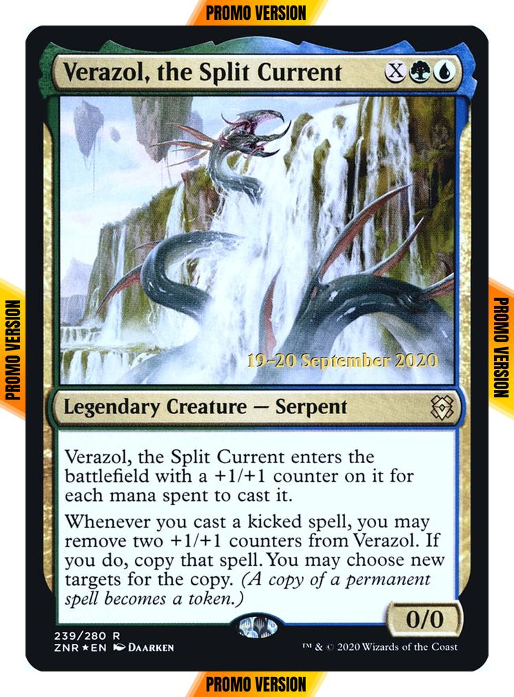 Verazol, the Split Current [Prerelease] [239s] [Zendikar Rising Promos] [Foil]