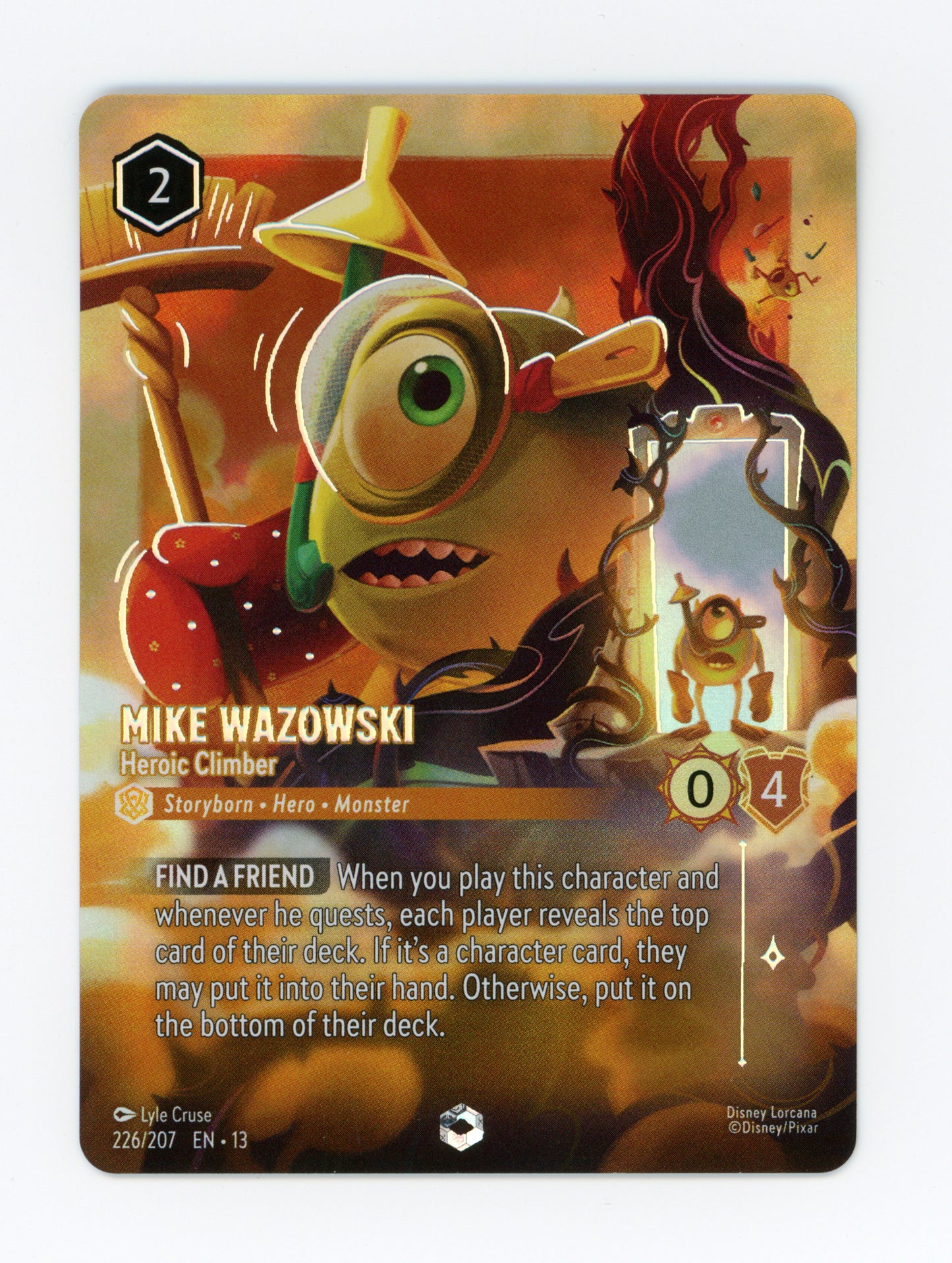 Mike Wazowski - Heroic Climber — Enchanted|Holofoil — ID 19974