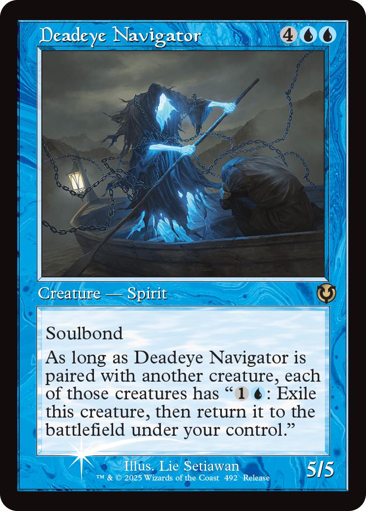 Deadeye Navigator [492] [Retro Frame] [Release Promo] [Innistrad Remastered] [Foil]