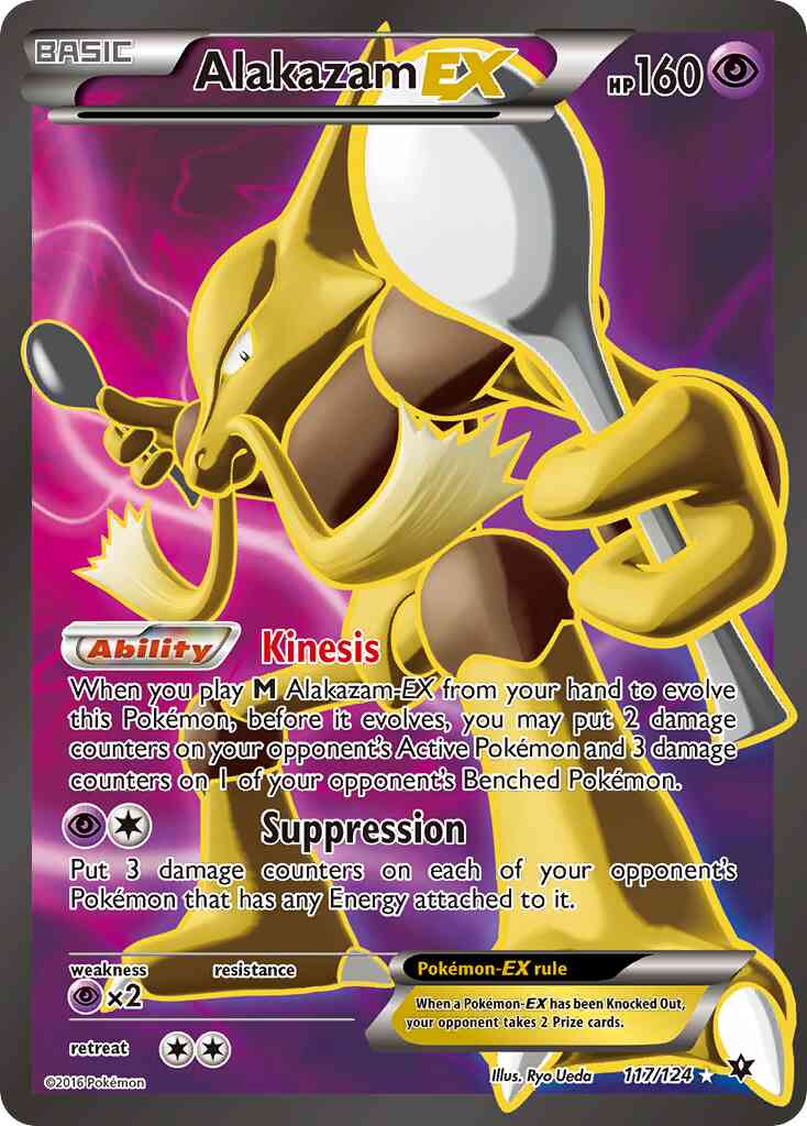 Alakazam-EX - 117/124 - Rare Ultra [xy10-117] [Ultra]