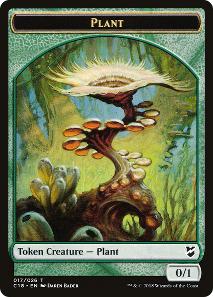 Beast Token (13) // Plant Token (17) [Commander 2018 Tokens] [Non-Foil]