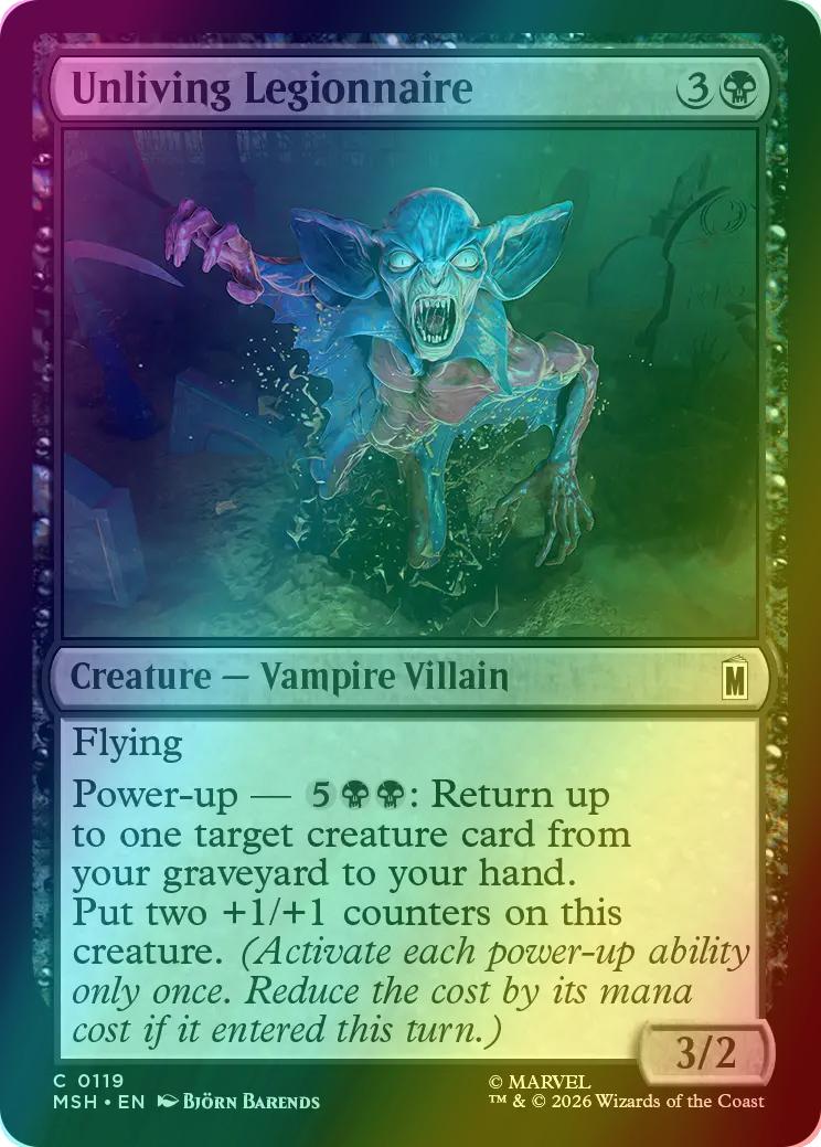 Unliving Legionnaire [119] [Marvel Super Heroes] [Foil]