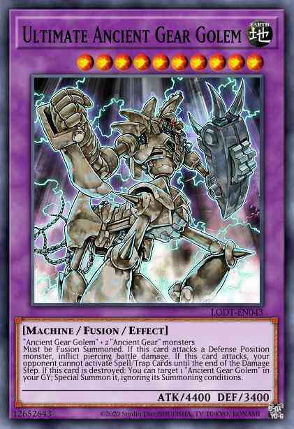 Ultimate Ancient Gear Golem - LDS1-EN087 - Common - 1st Edition