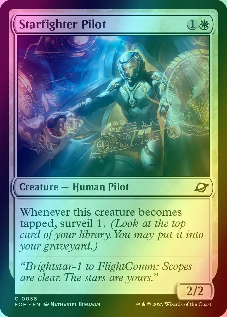 Starfighter Pilot [38] [Edge of Eternities] [Foil]