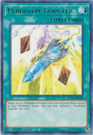 Pendulum Transfer - KICO-EN022 - Rare - 1st Edition
