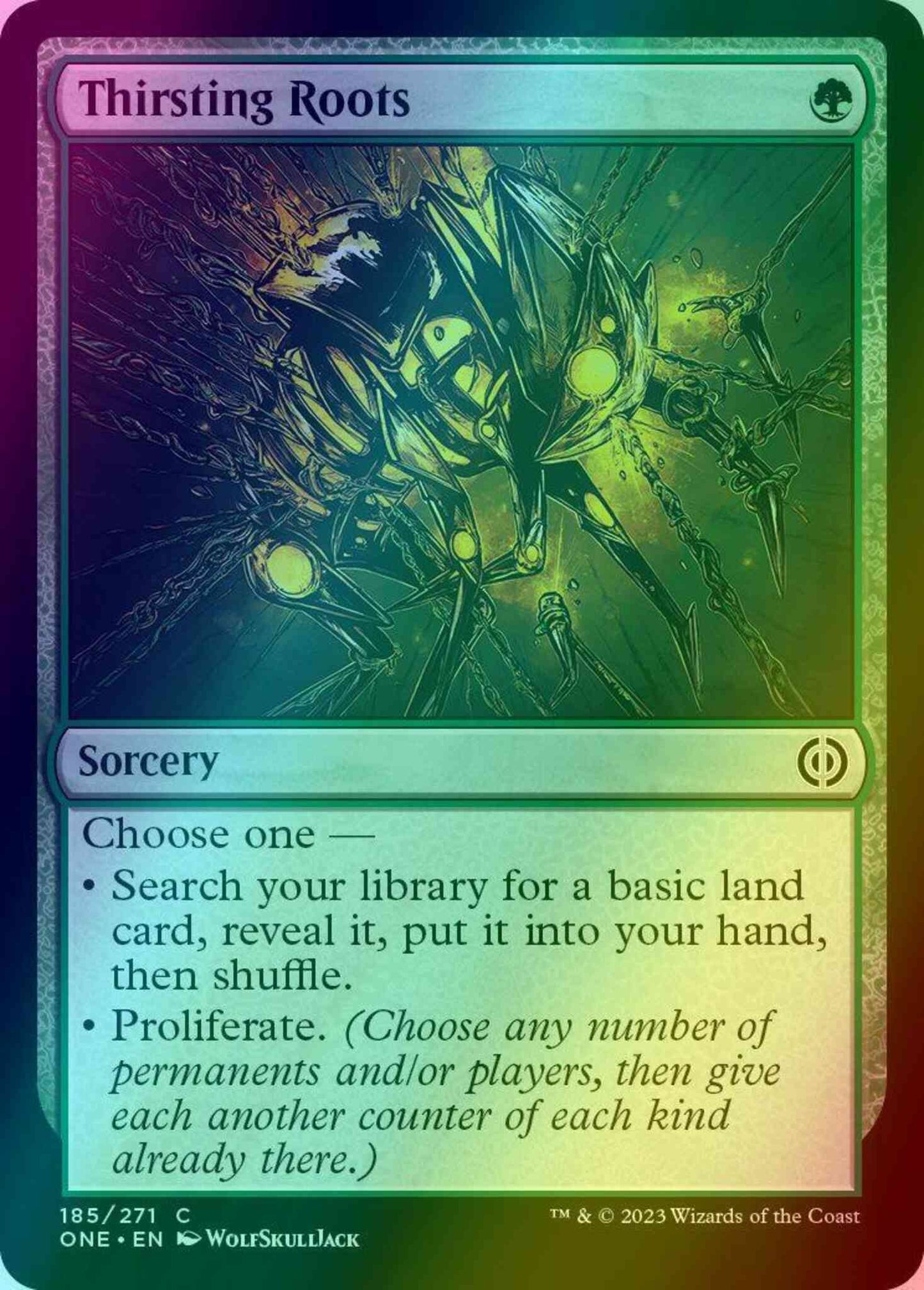 Thirsting Roots [185] [Phyrexia: All Will Be One] [Foil]