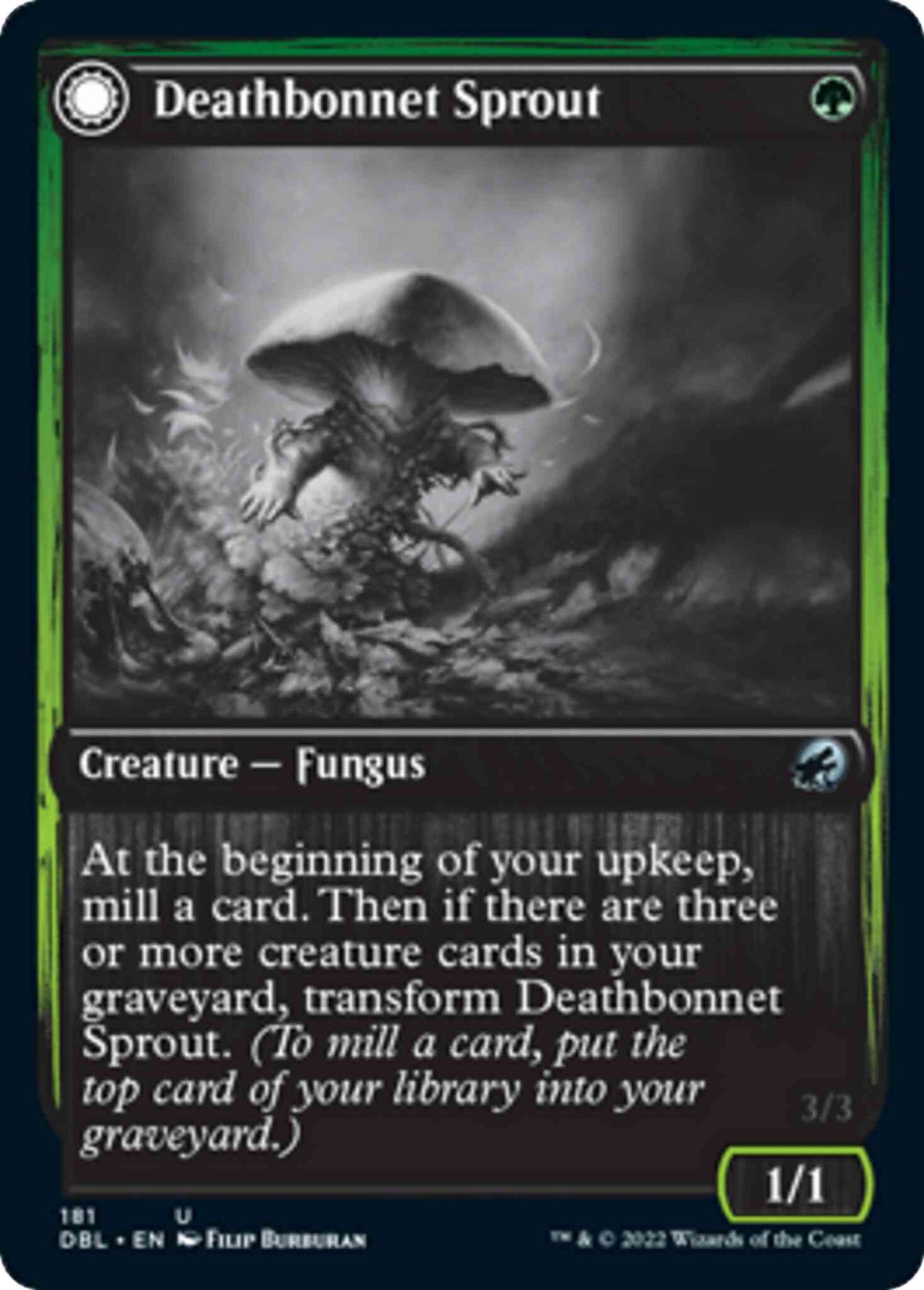 Deathbonnet Sprout // Deathbonnet Hulk [181] [Innistrad: Double Feature] [Non-Foil]