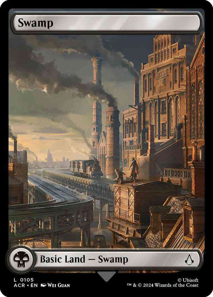 Swamp [105] [Full Art] [Assassin's Creed] [Non-Foil]