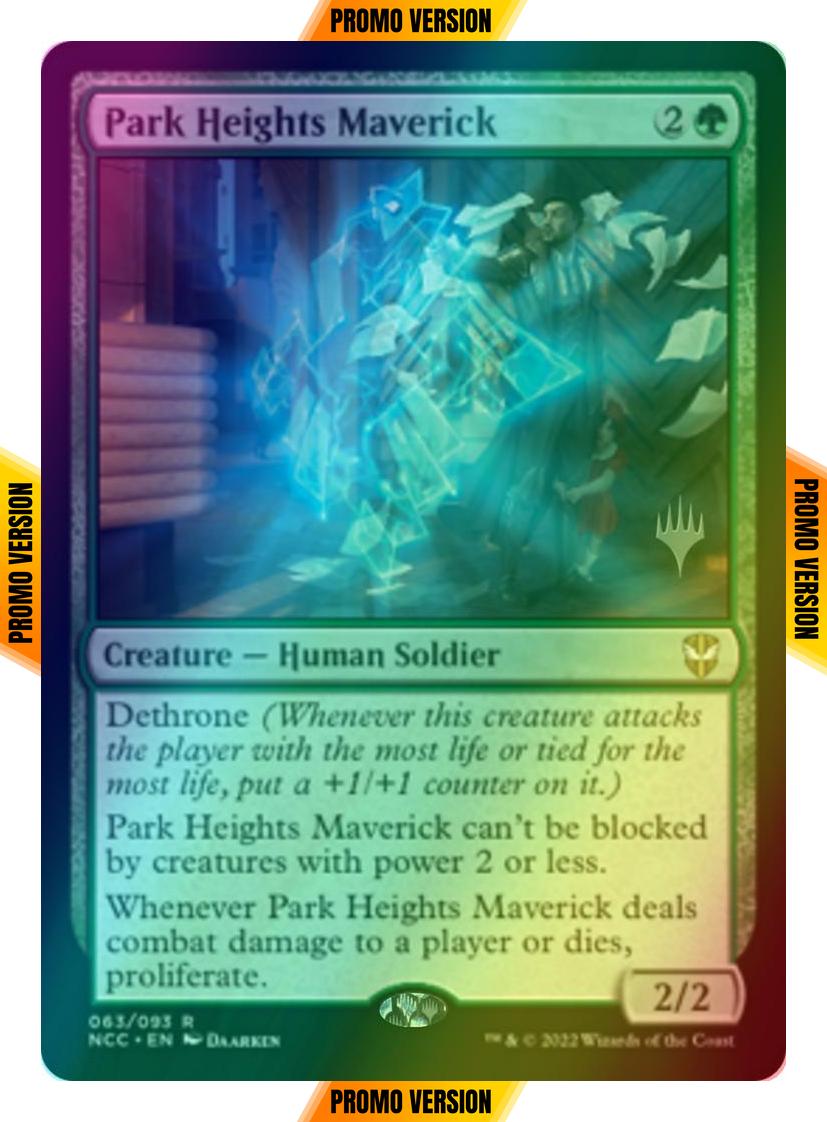 Park Heights Maverick [Promo Pack] [63p] [Streets of New Capenna: Commander: Promos] [Foil]