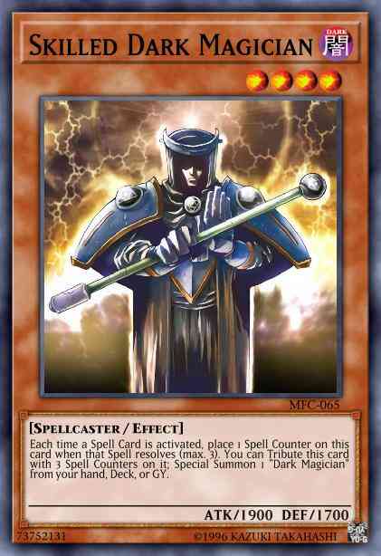 Skilled Dark Magician - MFC-065 - Super Rare - 1st Edition