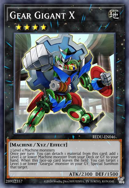 Gear Gigant X - REDU-EN046 - Secret Rare - 1st Edition