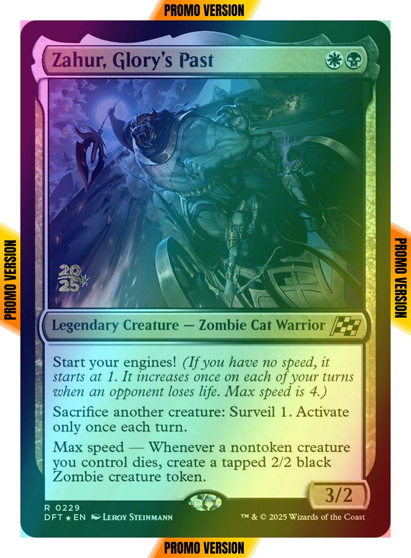 Zahur, Glory's Past [229s] [Prerelease] [Aetherdrift: Promos] [Foil]