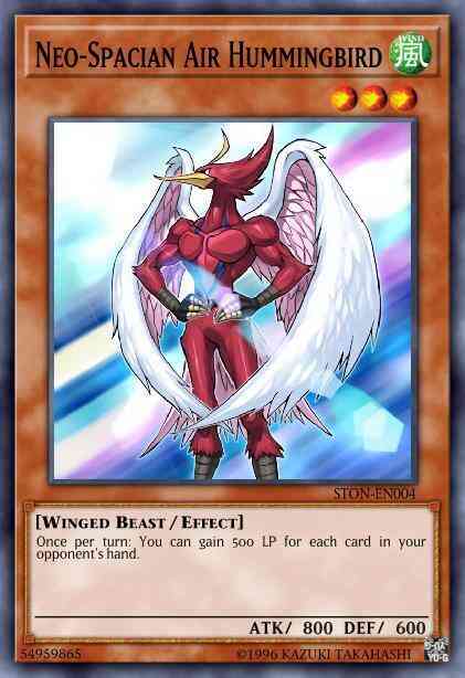 Neo-Spacian Air Hummingbird - STON-EN004 - Super Rare - Unlimited