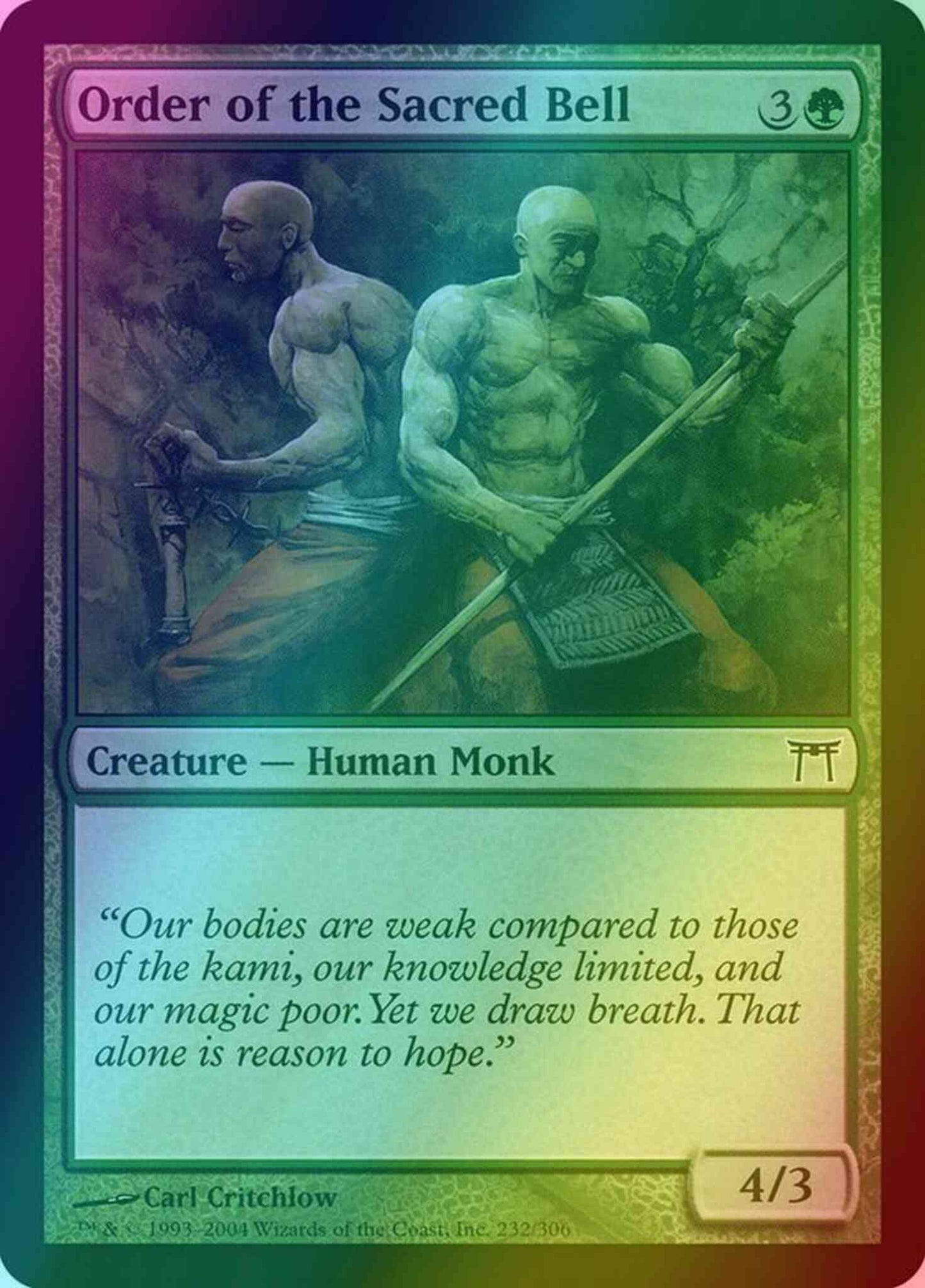 Order of the Sacred Bell [232] [Champions of Kamigawa] [Foil]