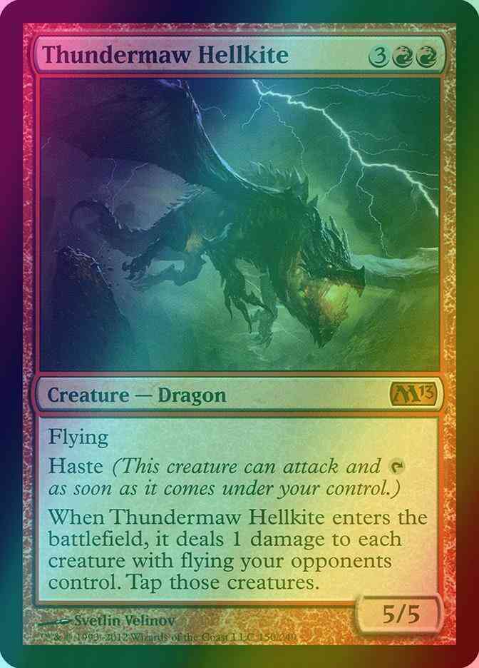 Thundermaw Hellkite [150] [Magic 2013] [Foil]